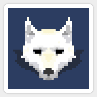 Pixel Wolf Magnet